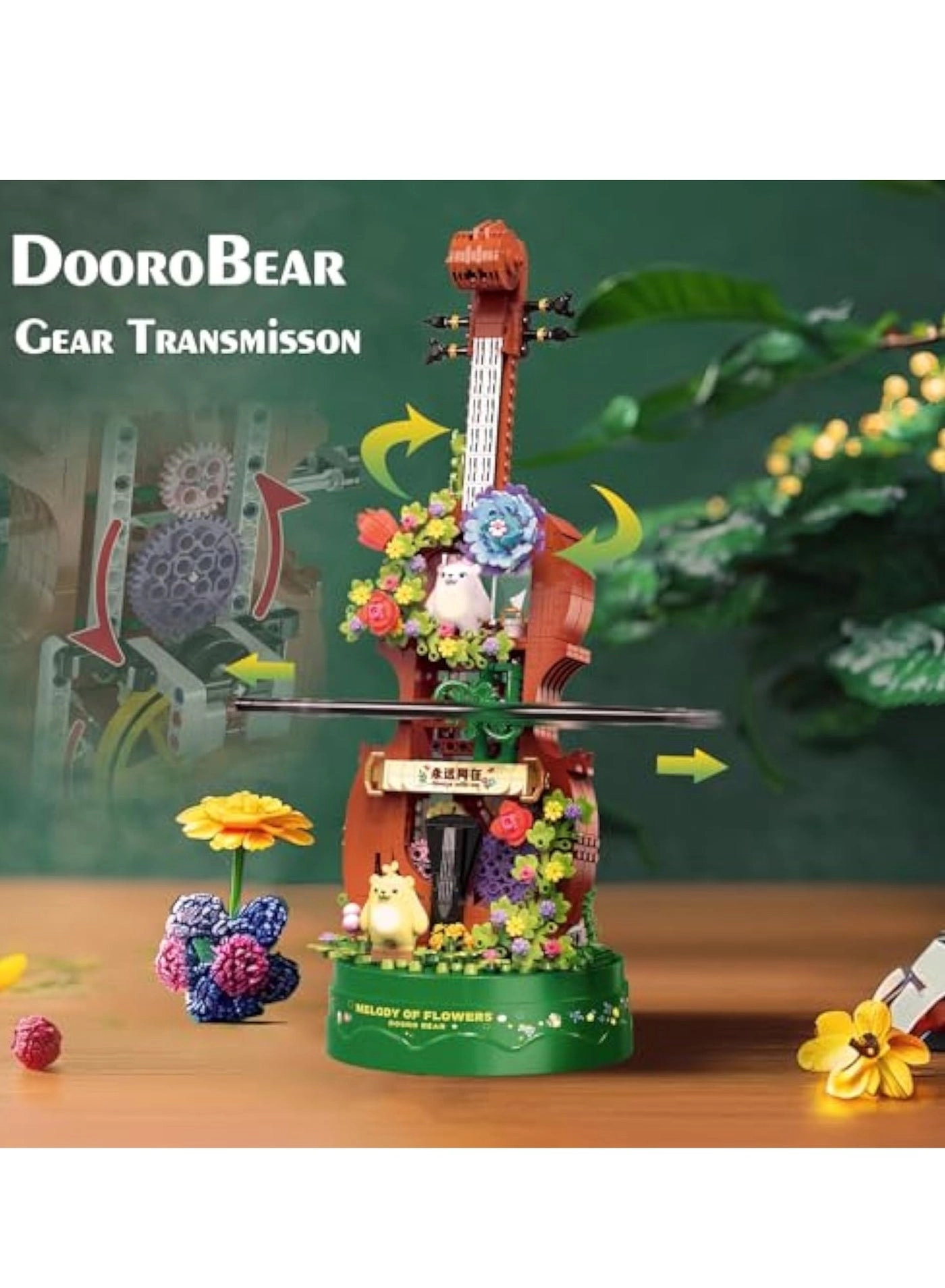 Violin Building Block Kit - Dooro Bears 792 pcs