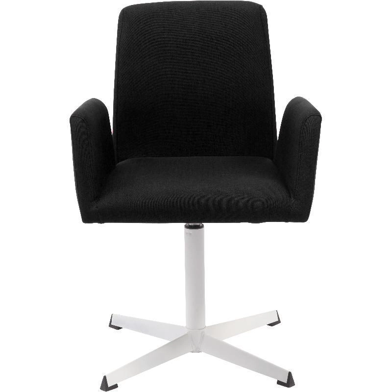 Non Branded Visitor Chair - Black Leatherette