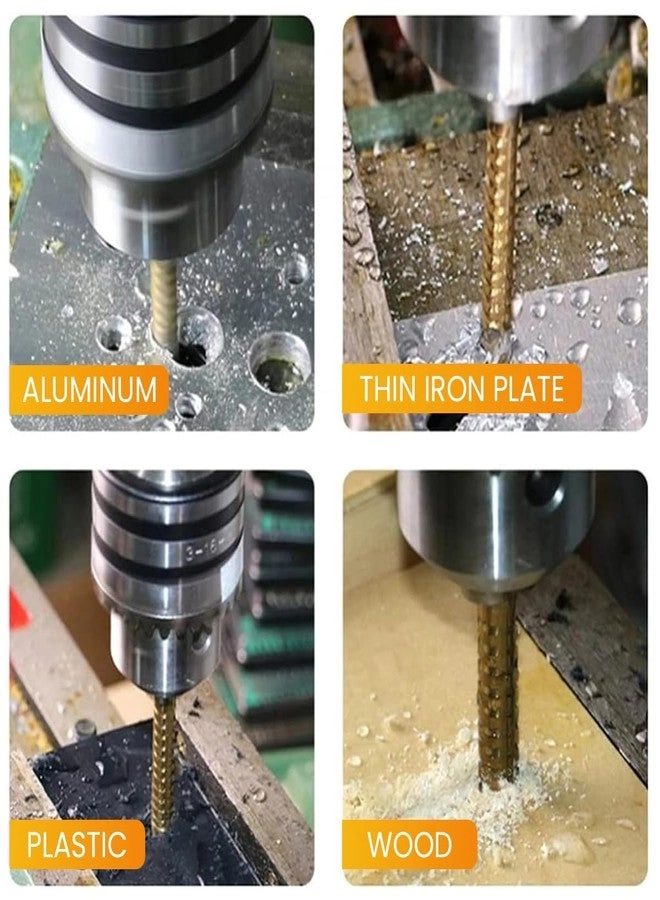 Step Drill Bits - HSS High Speed Steel 6PCS 432MM420 MM412MM6MM8MM3MM