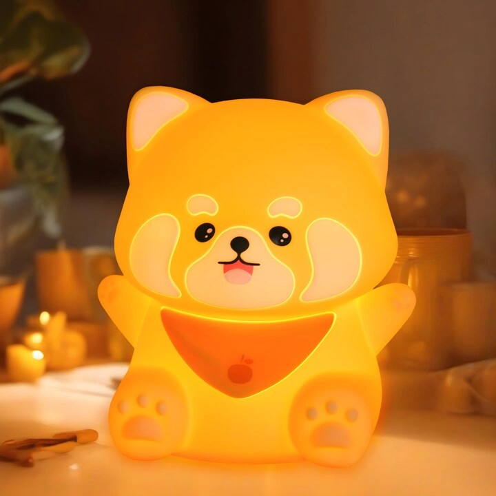 MZA STORES Red Panda Lamp - Type-C USB 1200mAh battery soft warm light