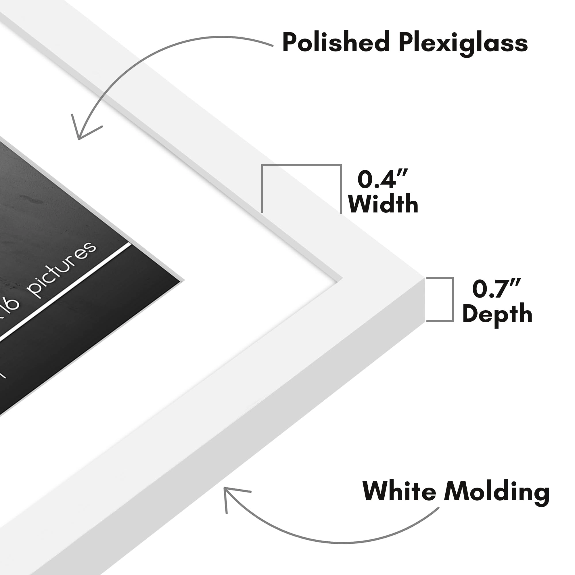 Picture Frame - 13x16 1.0 Count