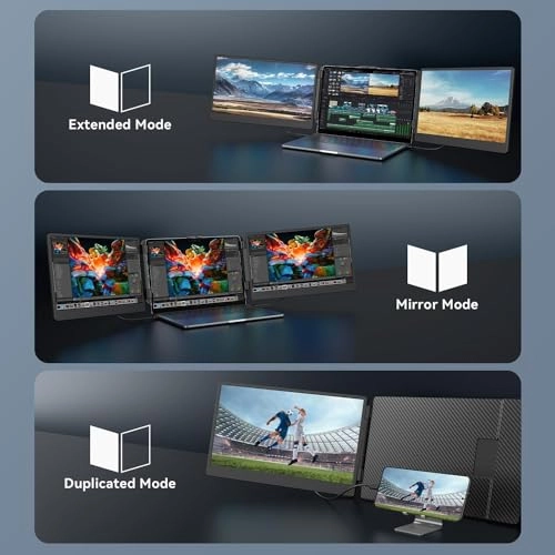 Triple Laptop Screen Extender - 1920×1080P