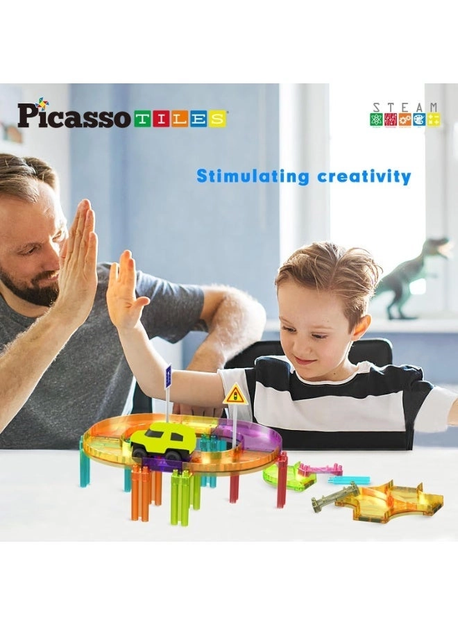 Race Track Magnetic Tiles PTMR40 - 40pcs