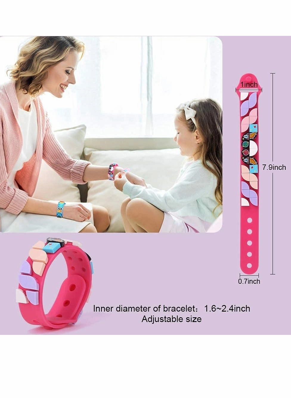 Building Blocks Dots Bracelets - DIY Creative 6PCS