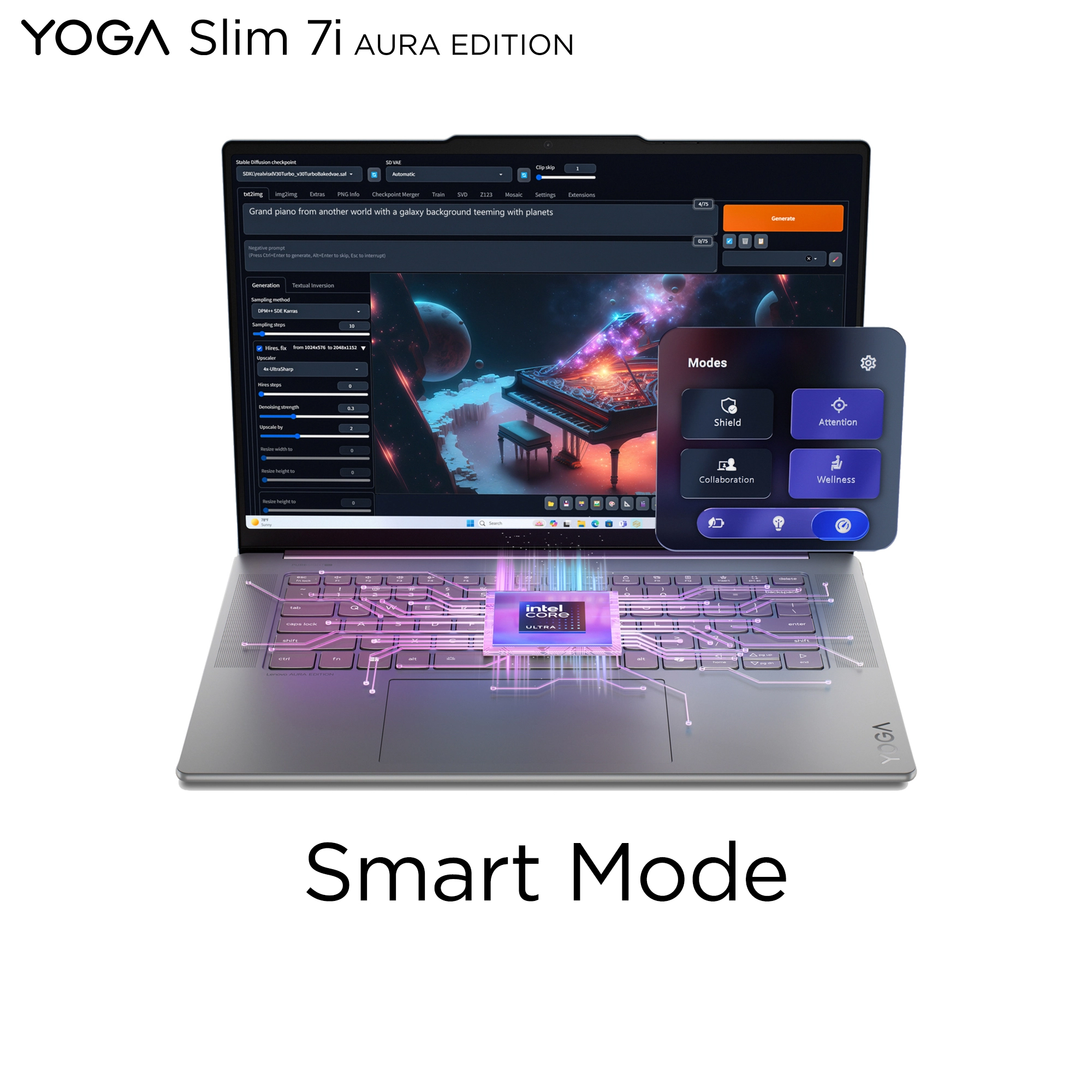 Yoga Slim 15ILL9 83HM0001U - 15.3'' Core Ultra 7 16GB DDR5 2TB SSD