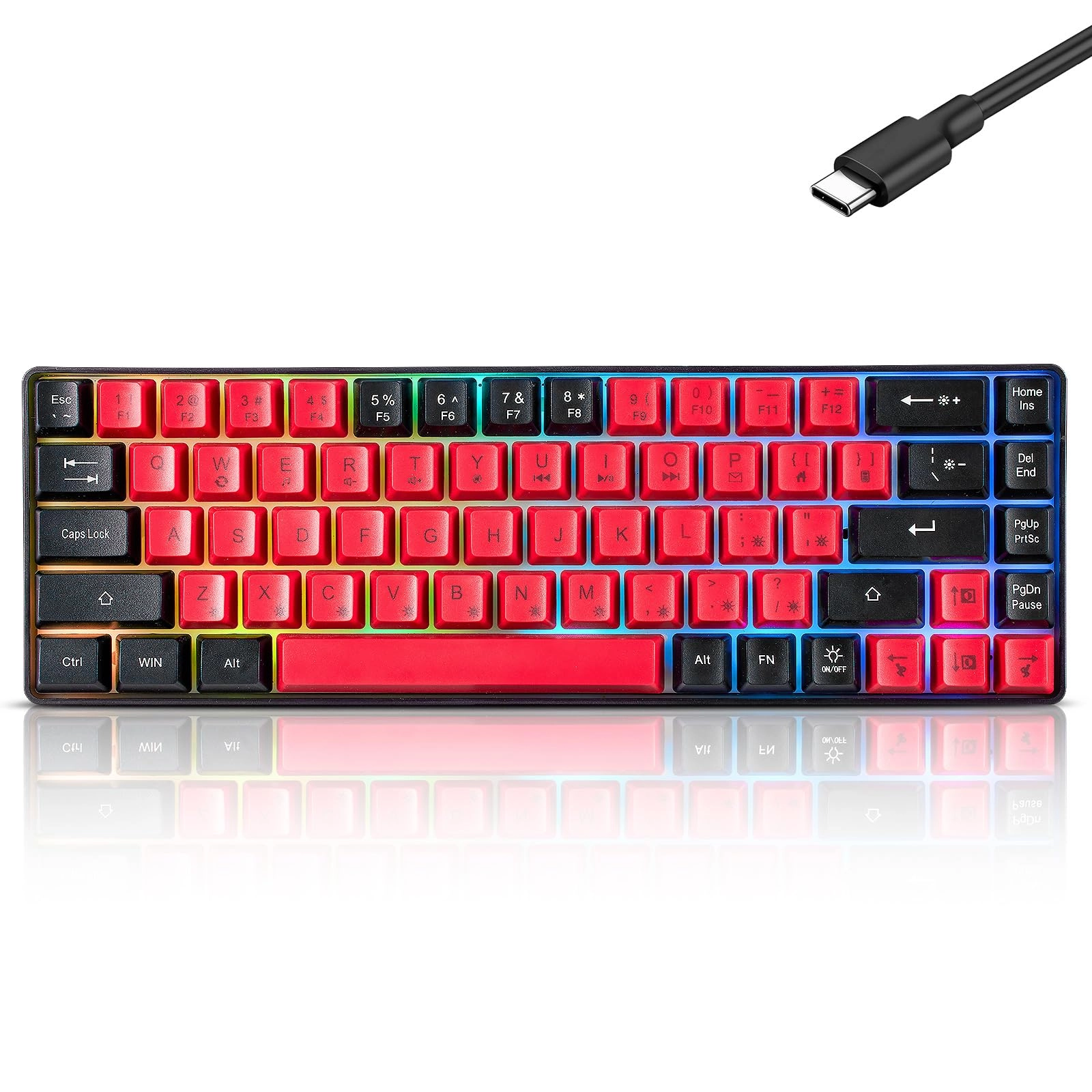 Guiheng 60% Mechanical Gaming Keyboard - Wired