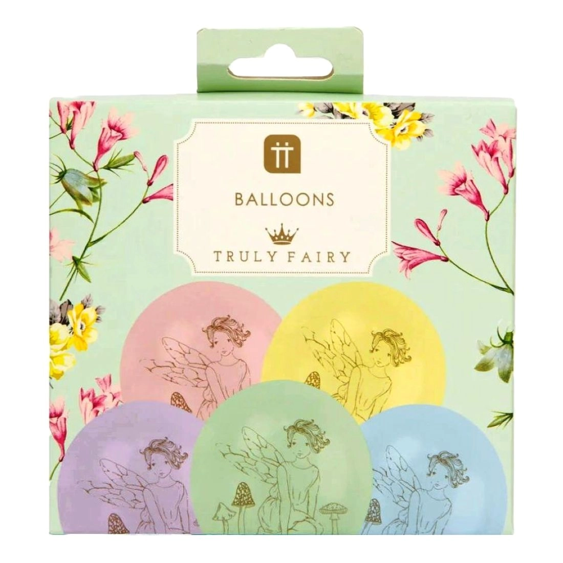 TALKING TABLES Truly Fairy Printed Balloons - Pack of 12