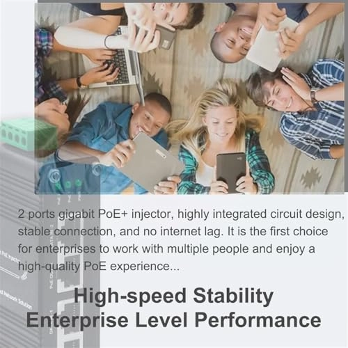 ZP-INJ302 - 12~48VDC 60W 2 IEEE802.3af/at 10/100/1000Base-TX