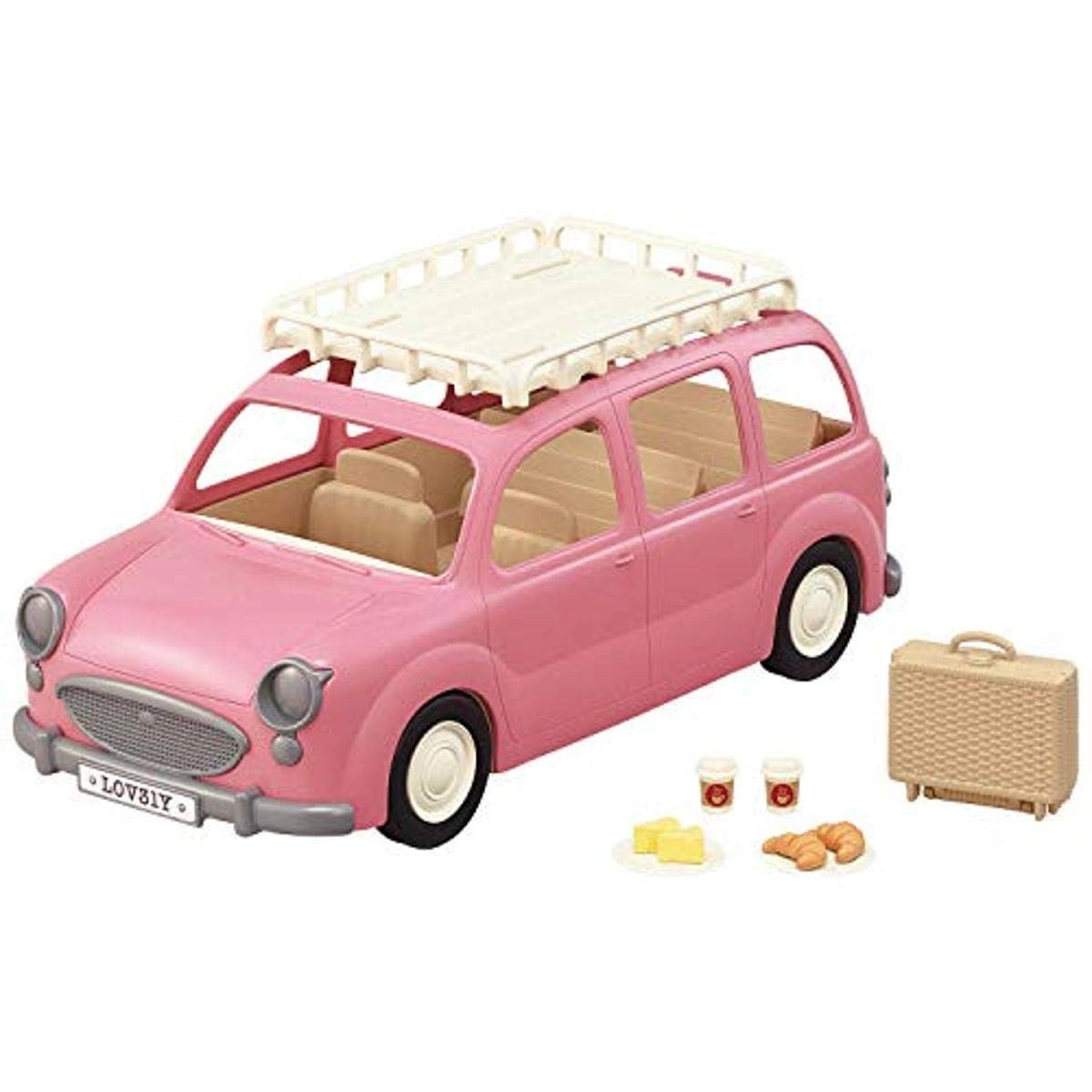 Calico Critters Family Picnic Van - Seats up to 10 Pink