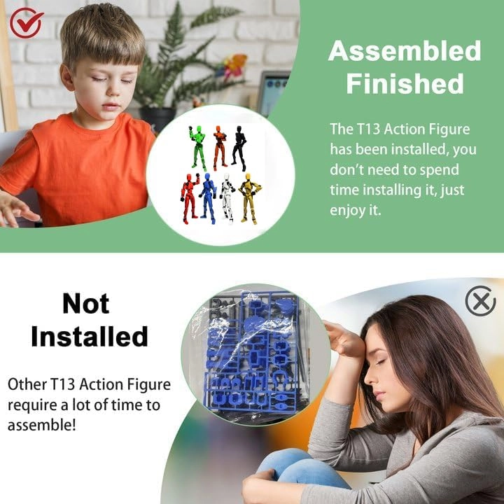 T13 Action Figure - Minimum 3y 5.0 Count