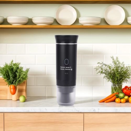 Precise Portable Electric Coffee Machine - 15 Bar Cordless Lithium Battery