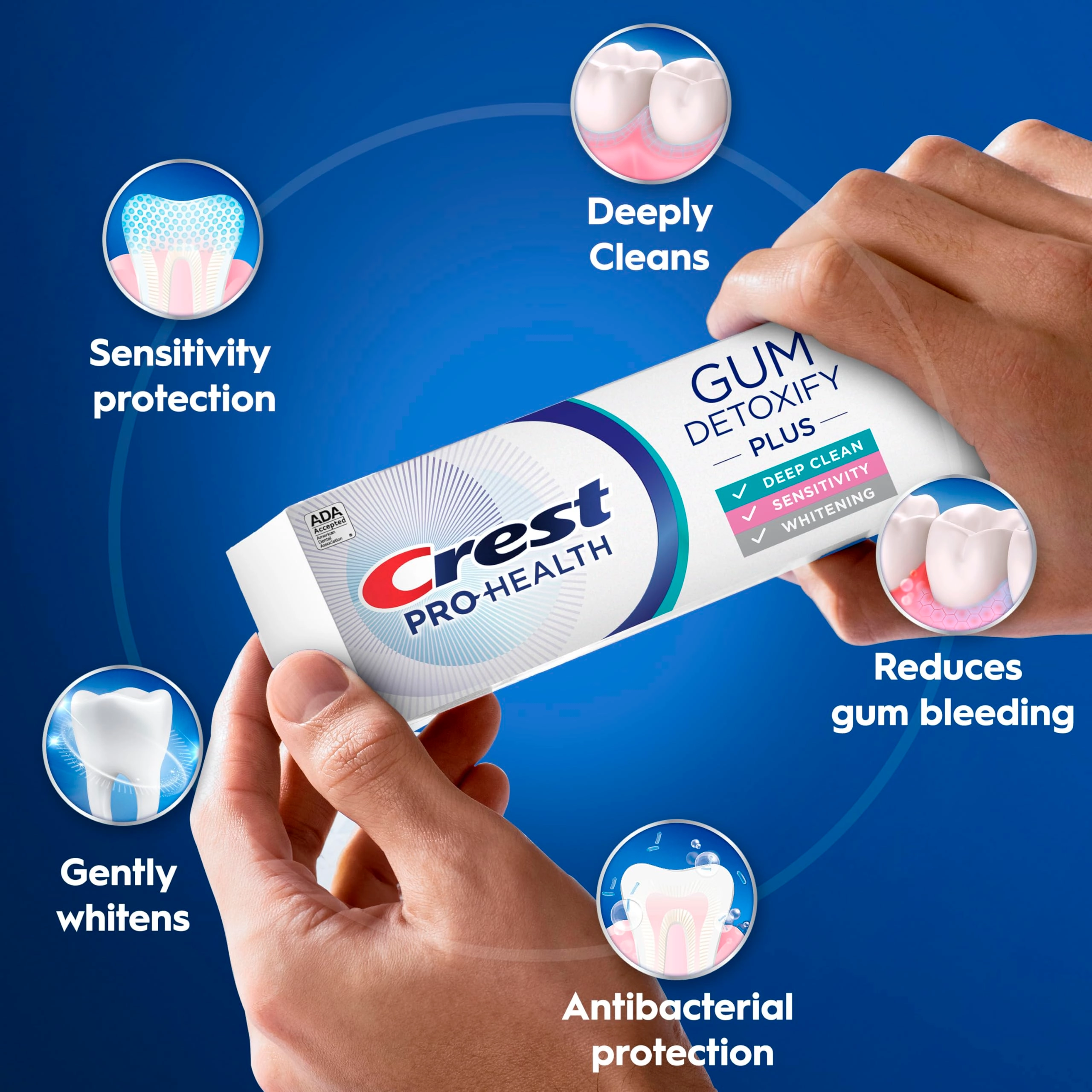 Gum Detoxify Plus Stennous Fluoride Toothpaste Adult 13.5 ounces