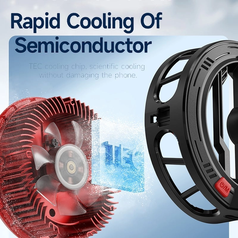 S01 Magnetic Phone Cooler - Compact Semiconductor Fan