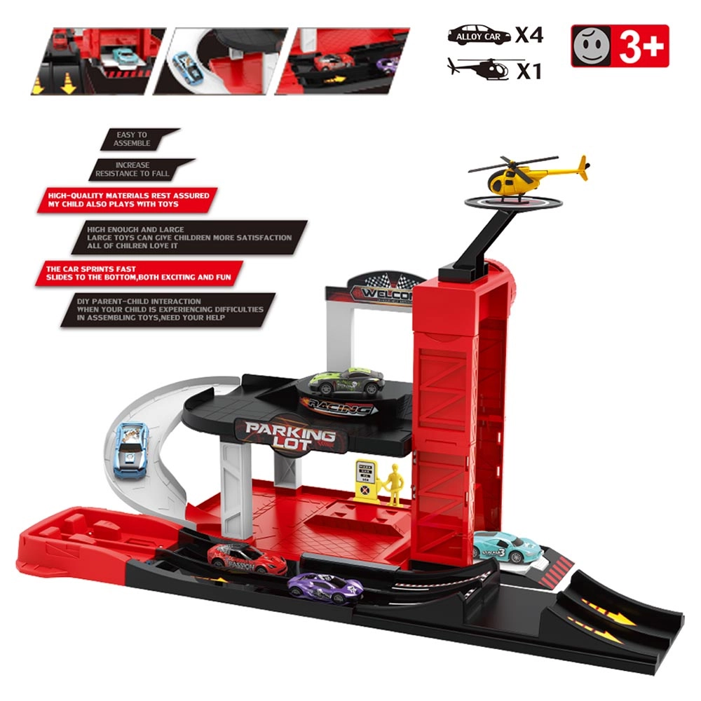 Toy Car Parking Lot - 24 pcs