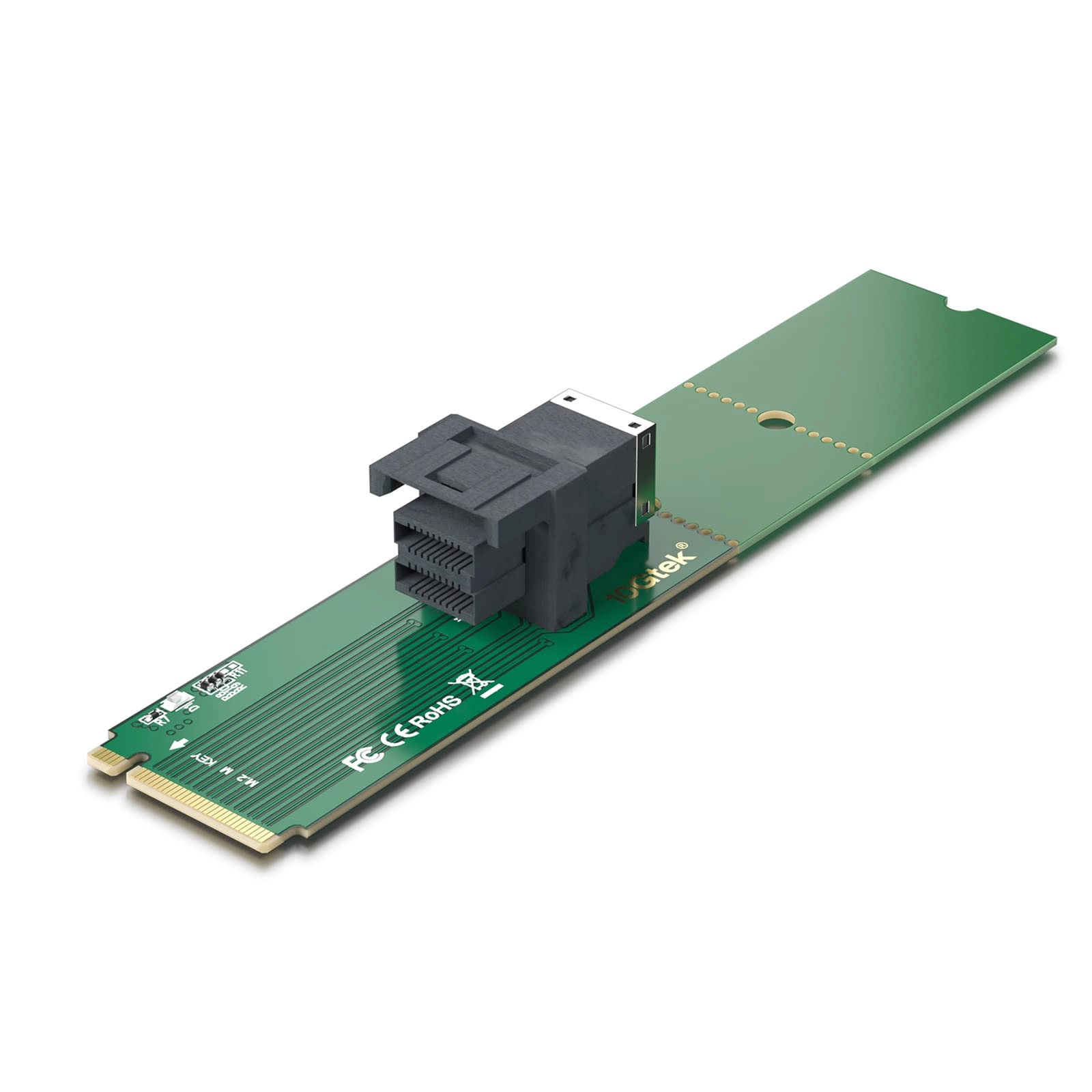 10Gtek M.2 to SFF-8643 Adapter - PCIe 3.0 x4 NVMe