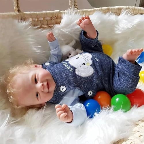 Vivienne Reborn Baby Doll - 19 inch Full body vinyl Ages 3+