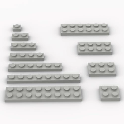 Building Plate for LEGO - Plastic 300