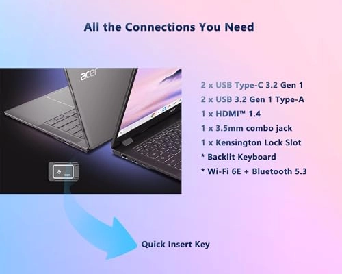 Chromebook Plus Chromebook Plus 514 CB514-6HT-368E - 14'' i3-N355 8GB DDR5 512GB SSD