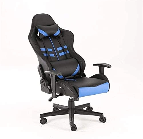 Desk Chair - PU Leather Brown High Back