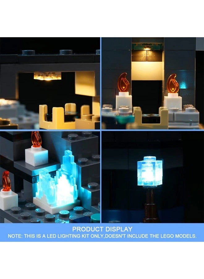 Led Light Kit Compatible with Lego Minecraft The Deep Dark Battle