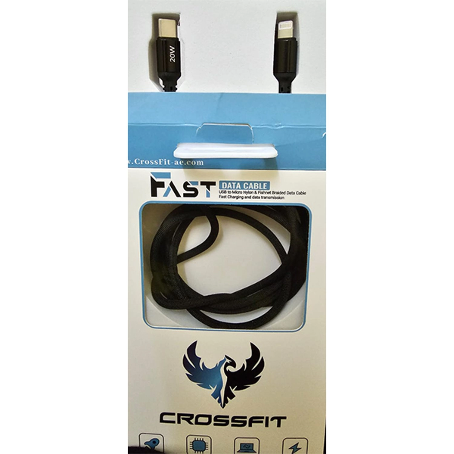 Crossfit Standard Cable USB-C to USB-C 1m Braided