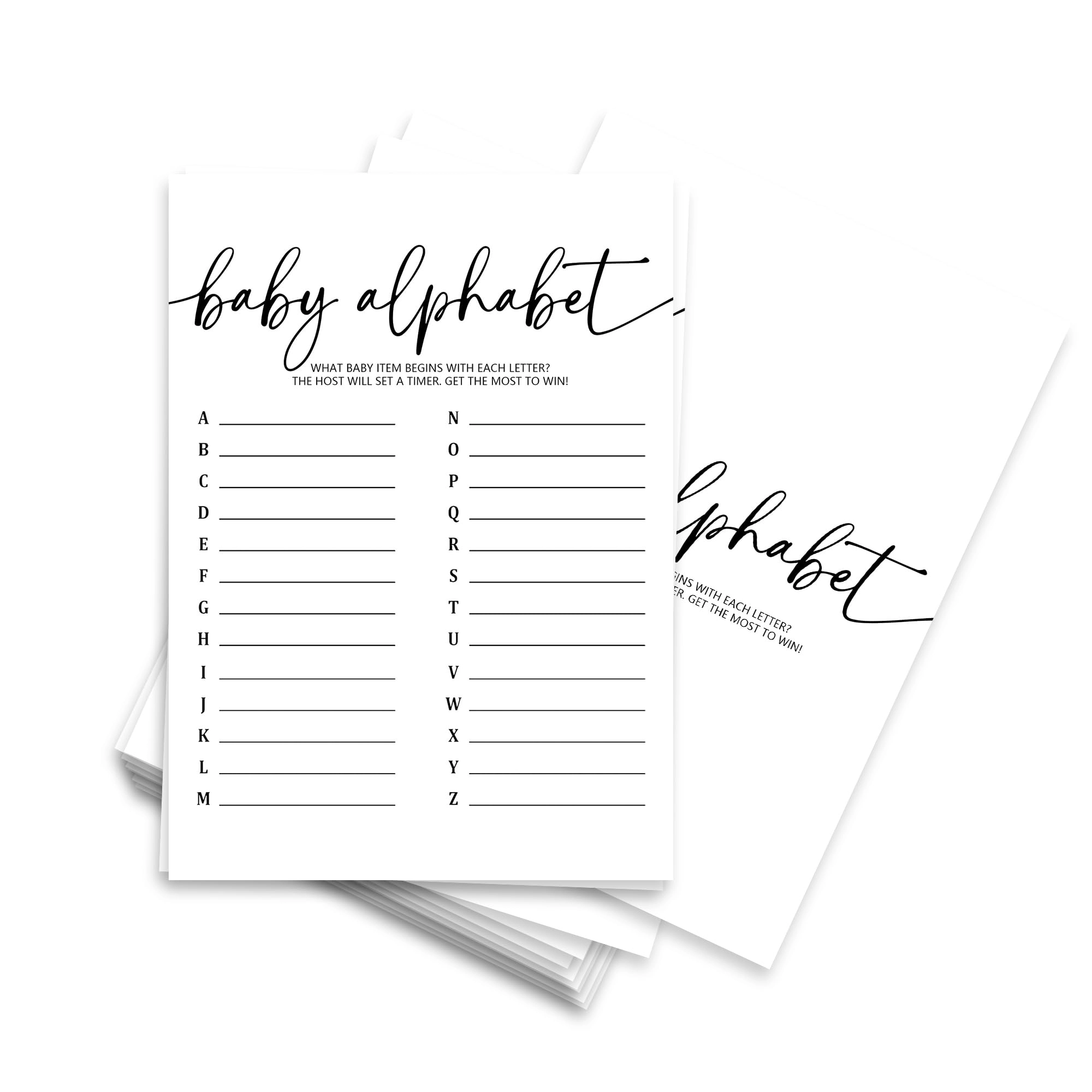 Vodbok Baby Alphabet - English 8 years and up 30 piece(s) Adult