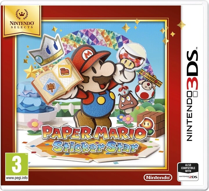 Nintendo 3Ds Paper Mario Sticker Star - PAL