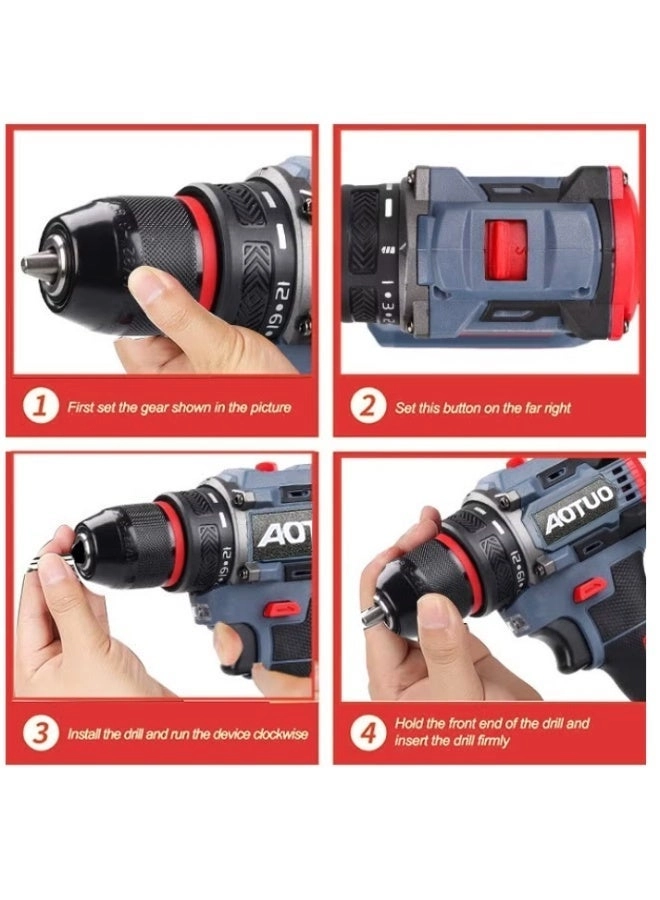 Cordless Drill Set - 4.0Ah 18V
