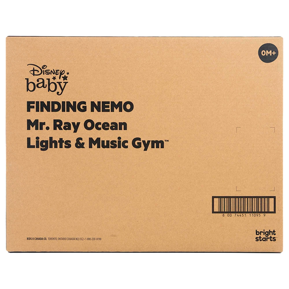 Finding Nemo Mr. Ray Ocean Lights & Music Gym - 0 month