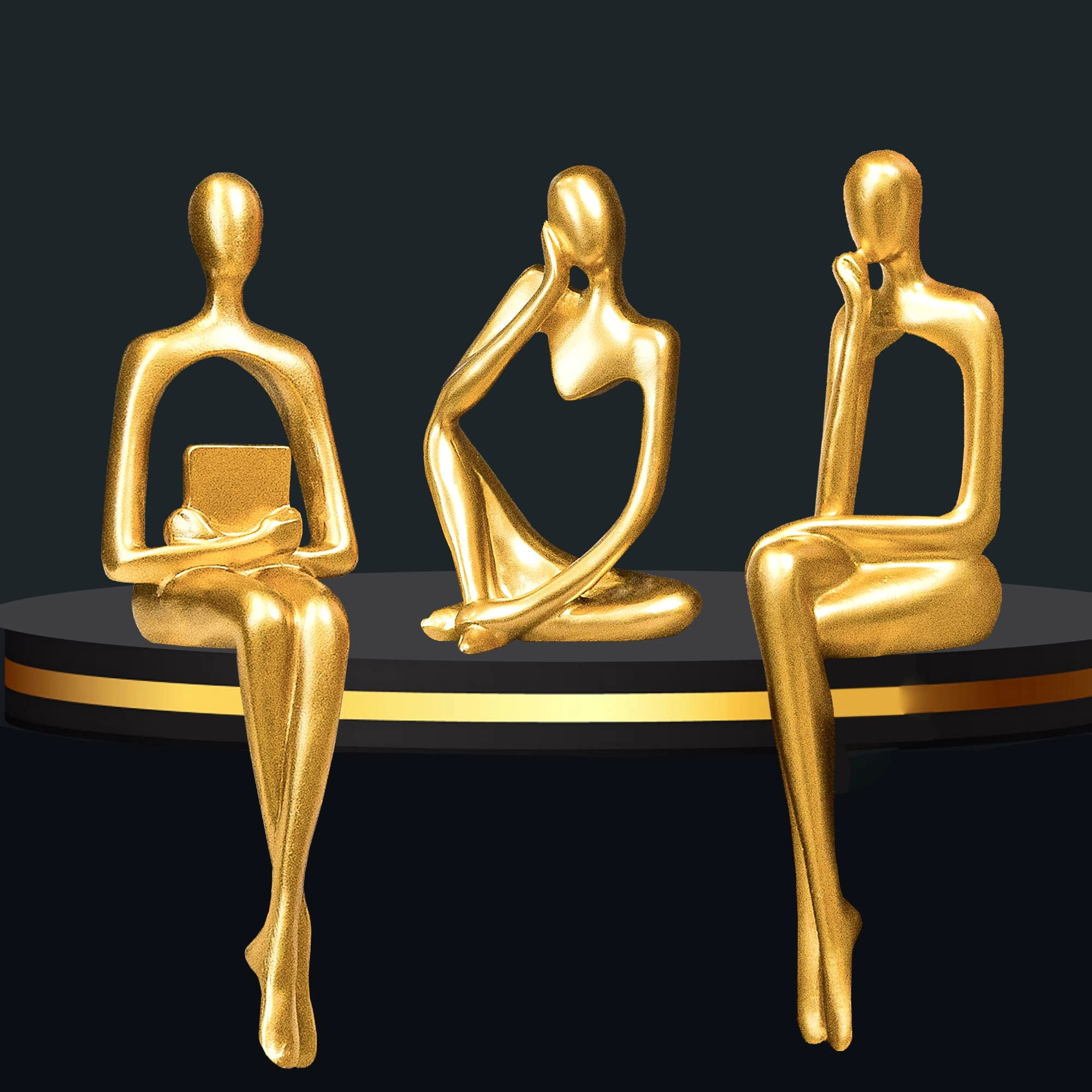 Prettidecor Thinker Statue - Resin Set