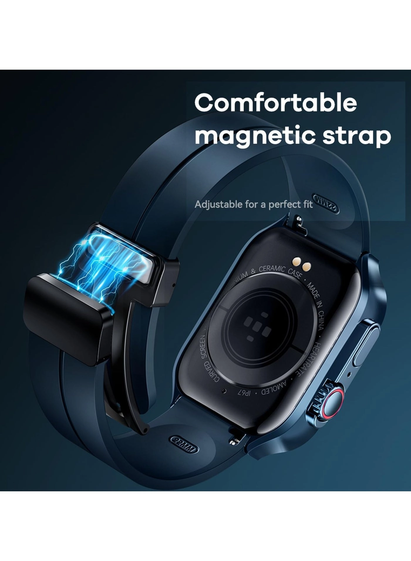 Ruiliang Zhirui - AMOLED Heart Rate Monitor Blue