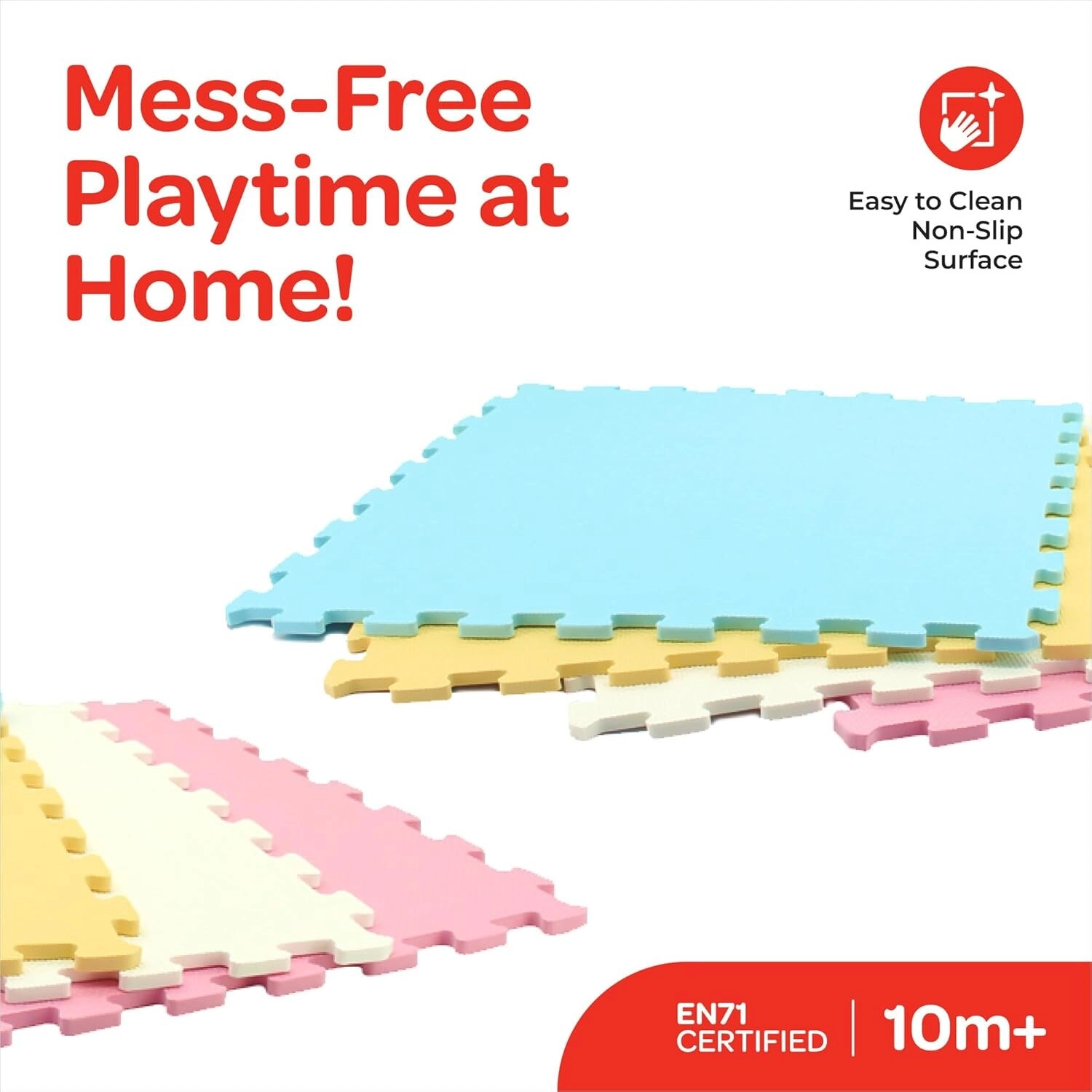 Kids Puzzle Activity Floor Mat - 4PCS non-slip