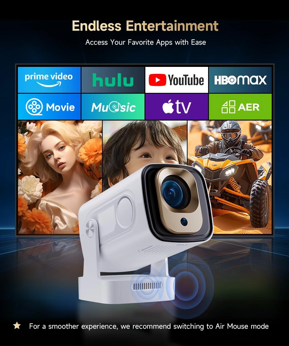 Mini Smart Projector - 260 ANSI 1080P