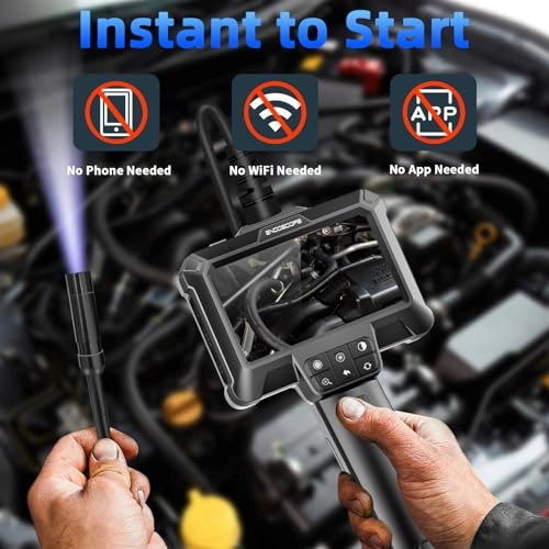 Endoscope Inspection Camera - 4.3-inch LCD 16.5ft 1080P