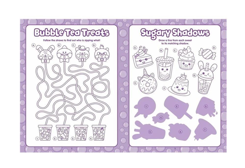 Bubble Tea Activity Book - 3 +
