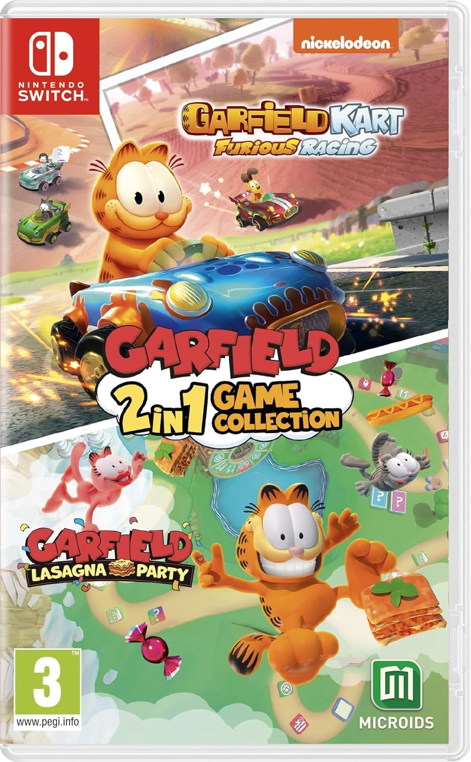 Microids Garfield Kart Furious Racing + Garfield Lasagna Party - Nintendo Switch