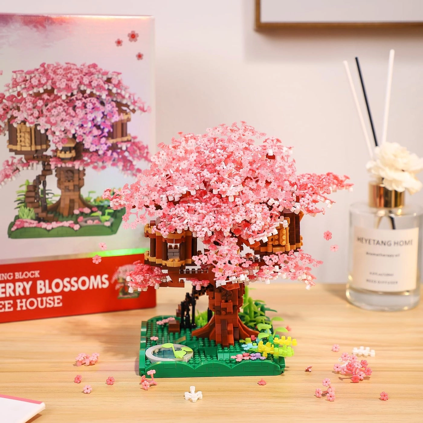 Cherry Blossom Bonsai Tree - 2028PCS Japanese Sakura Tree House