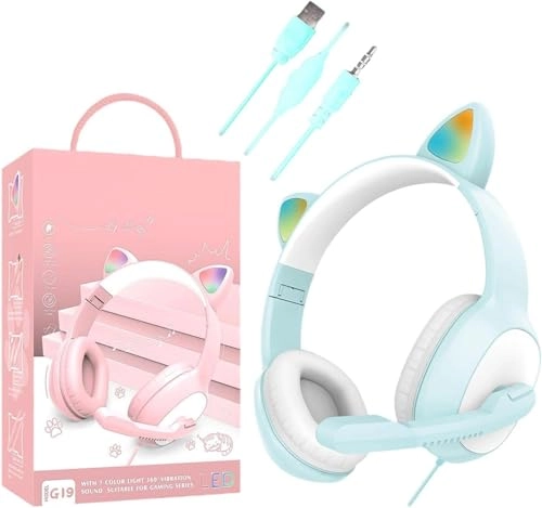 Cat Ear Wired Headphone