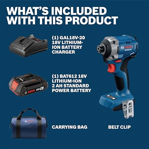 GDR18V-215 - 18V Brushless Impact Driver + BAT612 - 2Ah