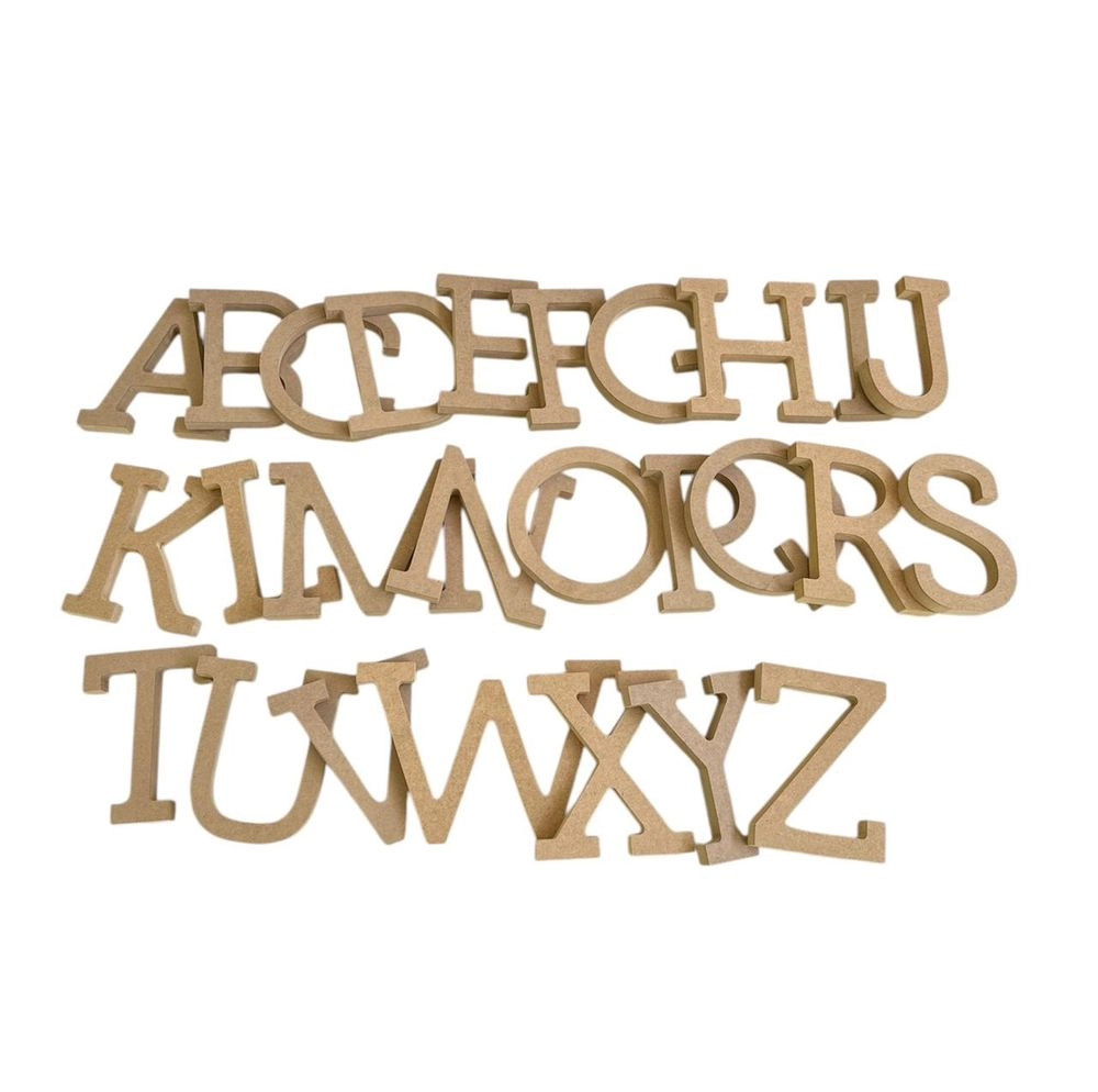 Standing Upper Case Letters - Suitable for 4 years and above 26 Pcs