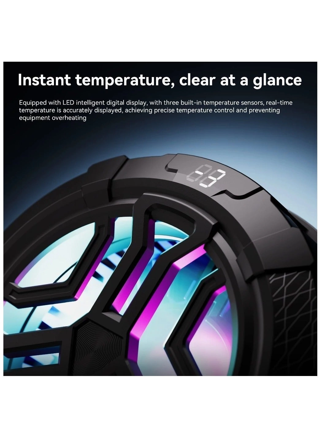 iceWorld Pro - Magnetic Back Clip 2-in-1 RGB Lighting