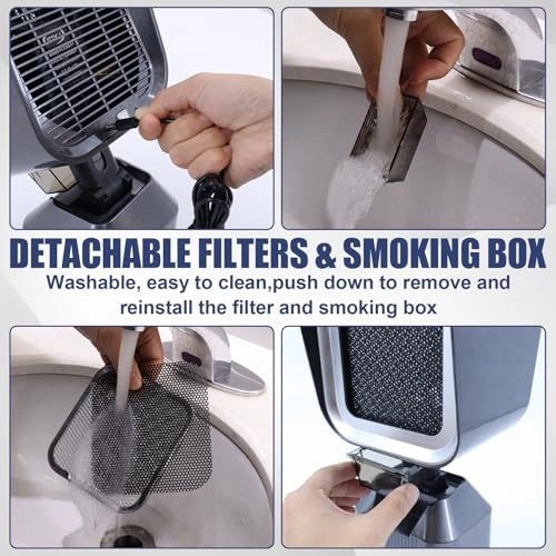 range hood - Portable 2 Speed 3 Detachable Filters