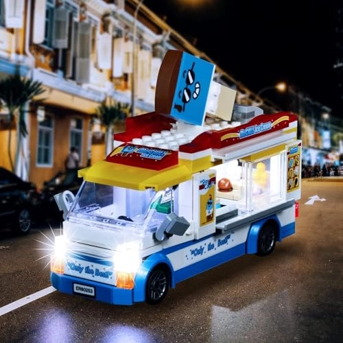 LED Light Set for Ice Cream Van - 60253 Battery Powered