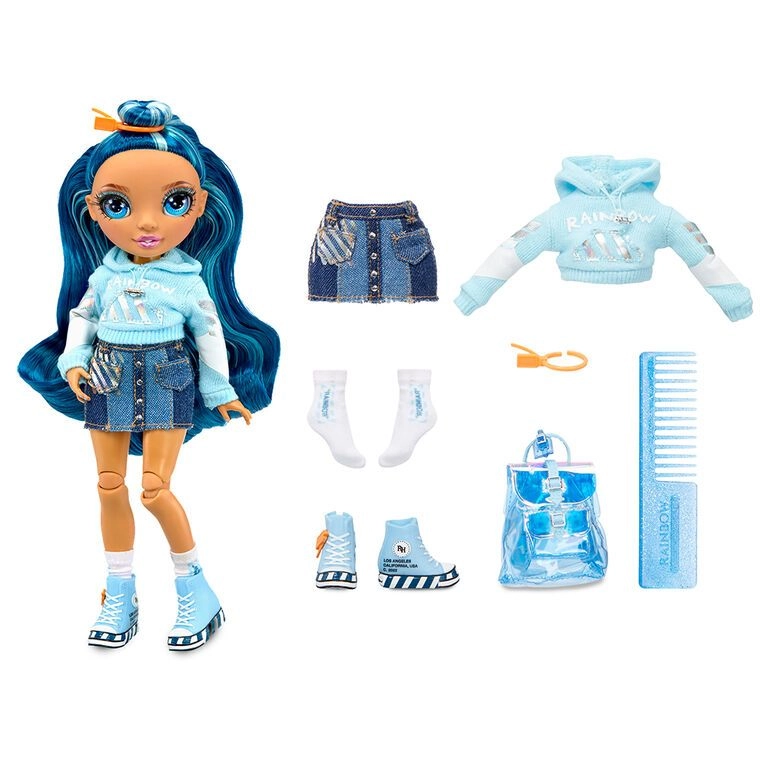 Skyler Bradshaw Junior High Fashion Doll - 9 inches Blue