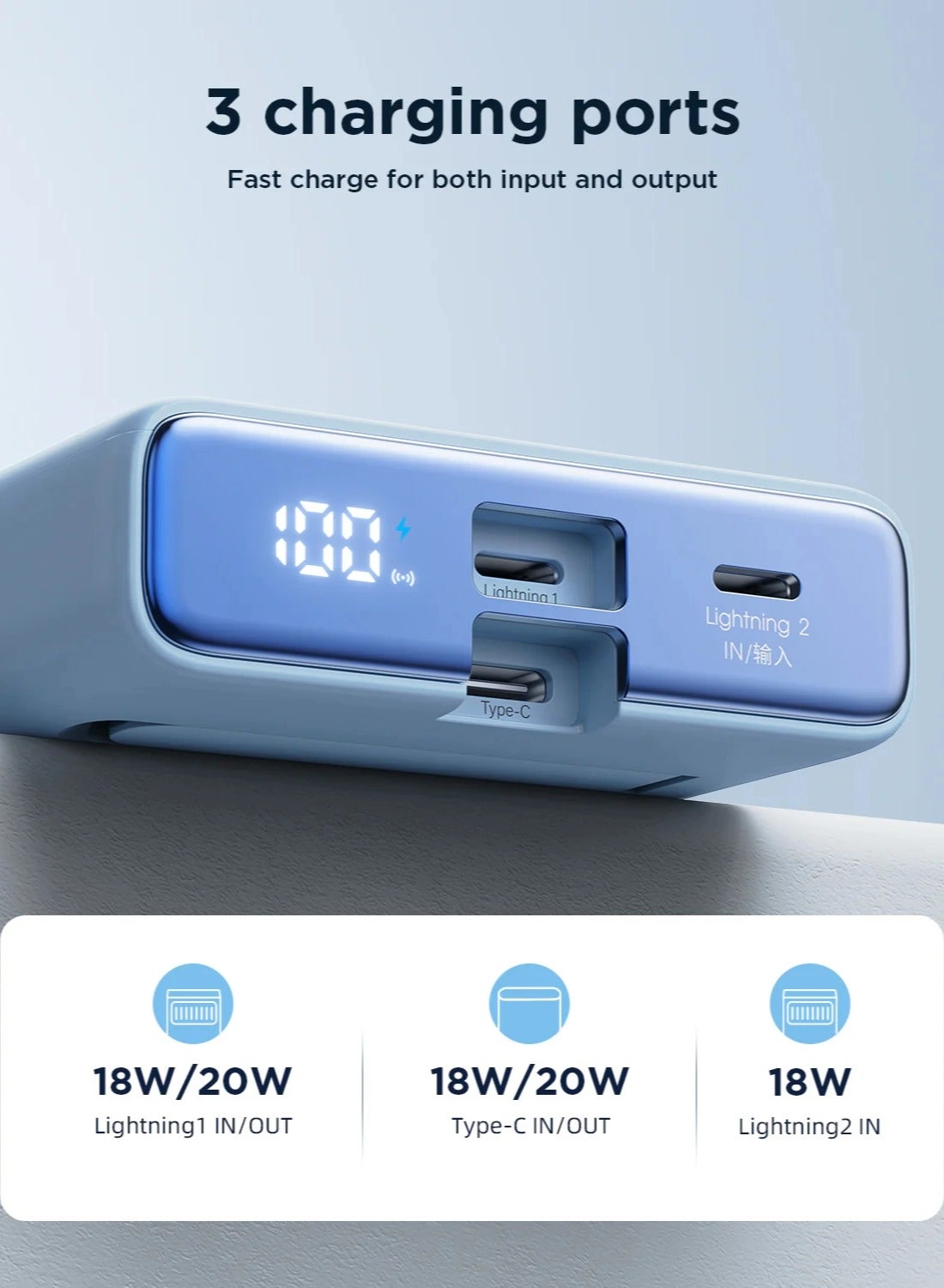 JR-W050 - 10000mAh 20W PD3.0