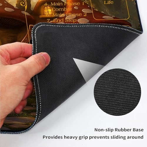 MTG Playmat - Wild Red Mushroom House