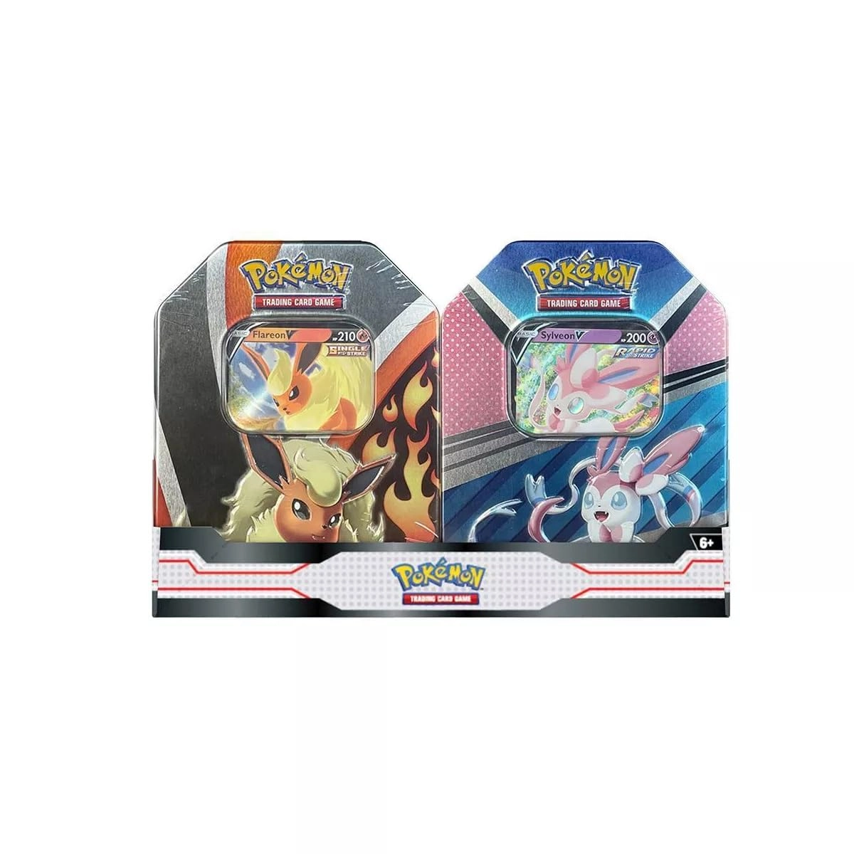 Pokmon Flareon Tin + Sylveon Tin - 2023