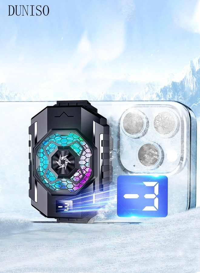 DUNISO Mobile Phone Cooler - Semiconductor Heatsink LED Display