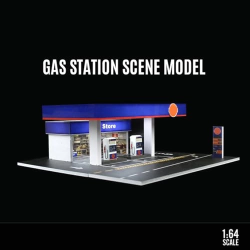 Gulf Petrol Station - 1 set 1:64