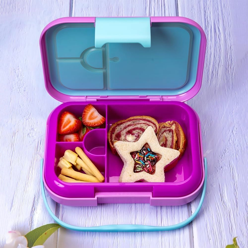 Convertible Bento Lunch Box - T-Rex Grey 6 And 4